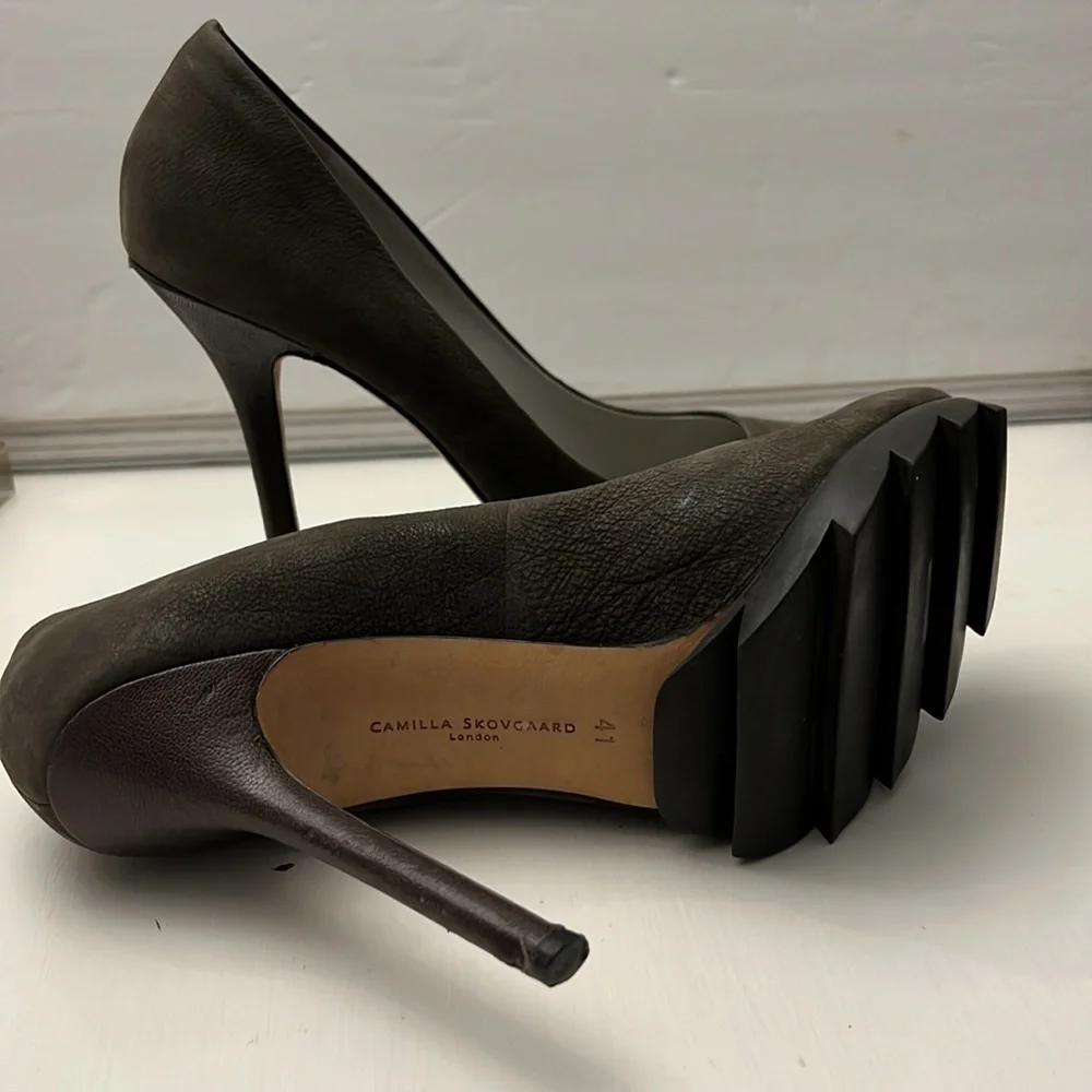 Camilla Skovgaard London Leather Spike High Heel Size 41